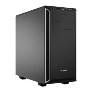 Exceptionally Silent and Functional    	Pure Base 600 is truly multi-talented, offering a great deal of functionality and features for an attractive price. This case sets new standards in its performance class with high installation flexibility and effective cooling performance.     	Smart usability features and whisper-quiet operation enable you to realize almost any system configuration you desire for your ATX or micro ATX PC. It’s simply the perfect base to build your system on.  	     	  		Highly versatile construction with repositionable HDD slots and a removable ODD cage  	  		Optimized for liquid cooling with three specially designed areas of up to 360mm to add water cooling radiators  	  		Adjustable top cover vent that can be closed for absolute silence, partially open for more air exhaust or fully open, with the added possibility to mount a radiator  	  		Whisper-quiet operation thanks to two pre-installed Pure Wings 2 fans featuring nine airflow-optimized fan blades that reduce turbulence while increasing the air pressure  	  		Completely sound insulated with integrated dampening material on top, side and front  	  		Professional cable management is adaptable with extensive cable routing options  	  		Product conception, design and quality control in Germany      	     	     	Applications    	     	• Air-cooled and water-cooled systems    	• Any PC that requires superior levels of quietness, such as audio editing, studio work — or simply a gaming and multimedia system for your living room    	     	     	     	     	     	Highly Versatile Design    	     	• Case offers a wide range of possibilities for system component selection    	• Truly versatile thanks to repositionable and removable HDD slots    	• Removable ODD cage for maximum flexibility of water cooling and drives    	• Three repositionable HDD slots allow installation of even the biggest graphics cards    	• Adjustable top cover vent can be closed for absolute silence, partially opened for more air exhaust or fully open, with the added possibility of mounting a water cooling radiator    	     	     	     	     	     	Silent and Reliable Cooling    	     	• Two pre-installed Pure Wings 2 fans (120mm at the rear, 140mm at the front) that include an array of enhancements for quiet airflow    	   - unique airflow-optimized fan blade design reduces noise-generating fan turbulence    	   - high-quality sleeved bearing    	   - switching, noise-cancelling circuitry    	• Design permits the installation of up to four additional cooling fans    	• Integrated 3-step fan controller for up to three fans    	• Airflow follows a clear path, to quietly and efficiently lower the system temperature. All exhaust air is directed to the rear, to further minimize any noise experienced    	• Optimized for liquid cooling, with specially designed areas to add radiators up to 360mm on front, top and rear    	• Sound insulating material on top, side and front that dampens vibration and further guarantees silent operation    	     	     	     	     	     	Elegant Look and Functional Handling    	     	• Stylish design with high-quality materials - the hallmark of be quiet! cases    	• Motherboard tray features large cutouts for the CPU cooler backplate, supporting all present and future socket designs    	• Professional cable management is adaptable with extensive cable routing options    	• Compatibility with all be quiet! products and all available graphics cards